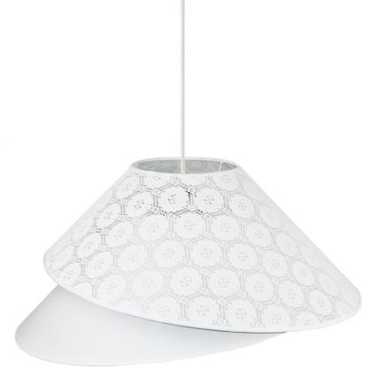 Duolla - Lustra ar auklu COCO 1xE27/40W/230V d. 50 cm balta
