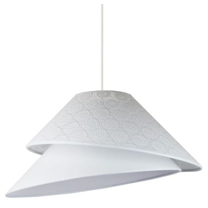 Duolla - Lustra ar auklu COCO 1xE27/40W/230V d. 50 cm balta