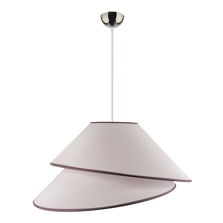 Duolla - Lustra ar auklu COCO 1xE27/40W/230V d. 50 cm balta
