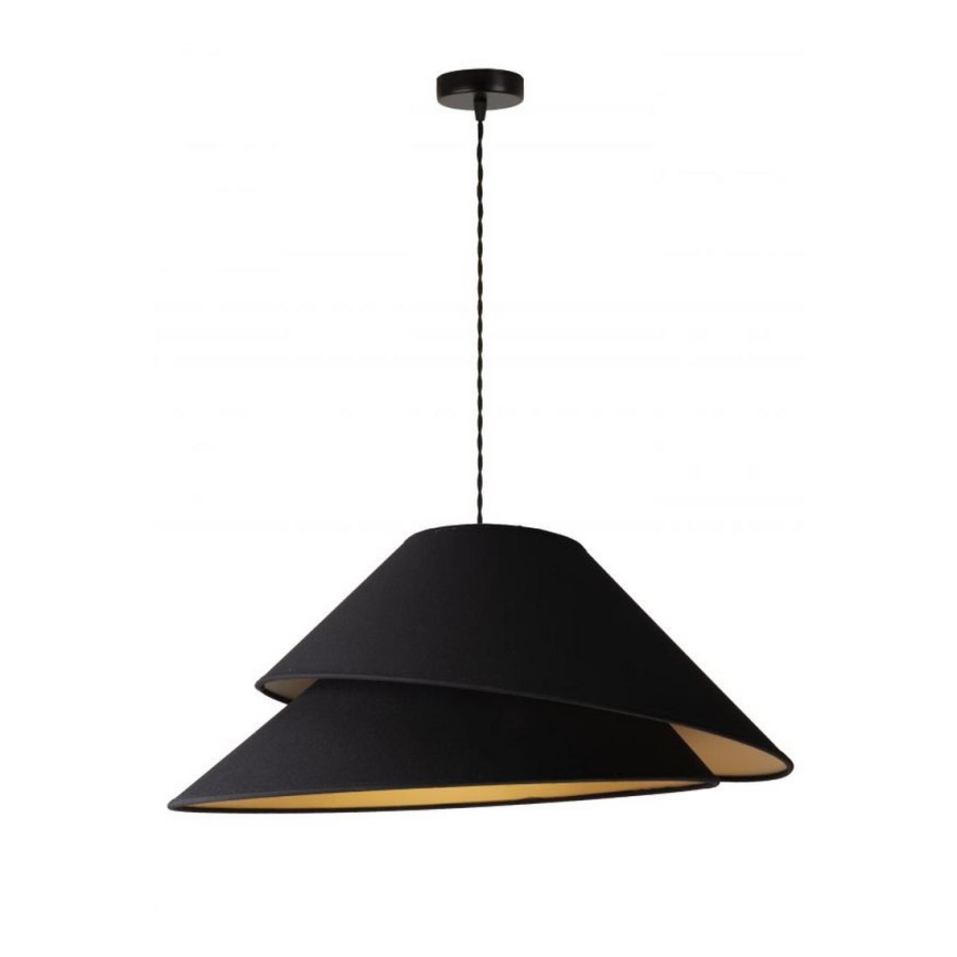 Duolla - Lustra ar auklu COCO 1xE27/40W/230V d. 50 cm melna