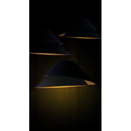 Duolla - Lustra ar auklu COCO 1xE27/40W/230V d. 50 cm melna