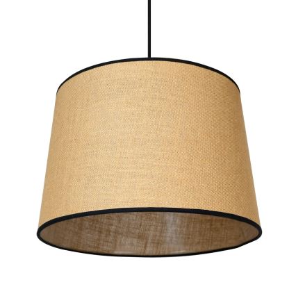 Duolla - Lustra ar auklu CONE 1xE27/15W/230V d. 40 cm brūna/melna
