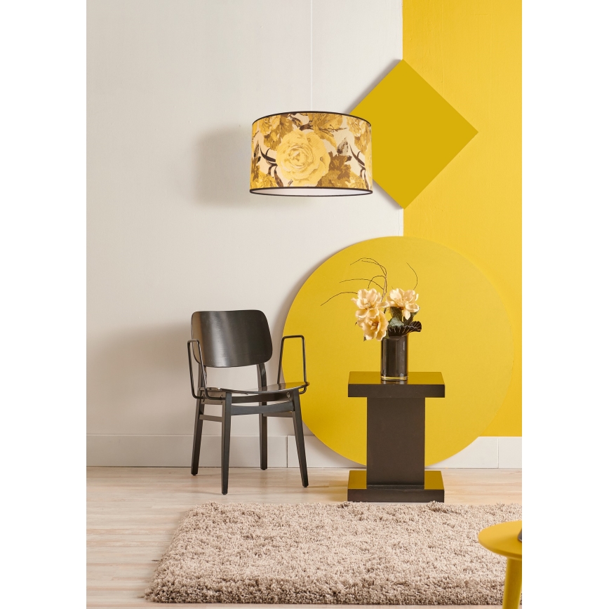 Duolla - Lustra ar auklu CONSTANCE 1xE27/40W/230V d. 45 cm dzeltena