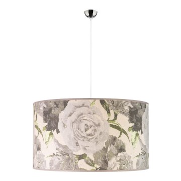 Duolla - Lustra ar auklu CONSTANCE 1xE27/40W/230V d. 45 cm pelēka