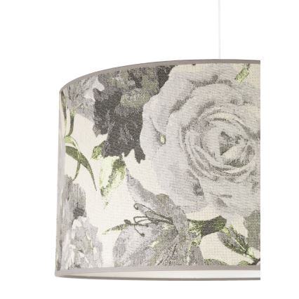Duolla - Lustra ar auklu CONSTANCE 1xE27/40W/230V d. 45 cm pelēka