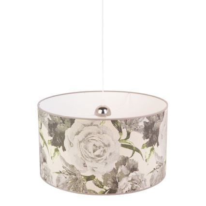 Duolla - Lustra ar auklu CONSTANCE 1xE27/40W/230V d. 45 cm pelēka