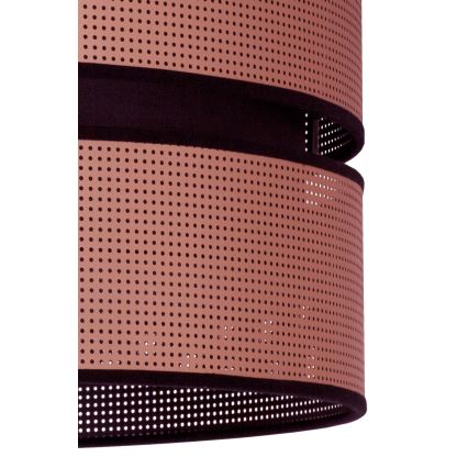 Duolla - Lustra ar auklu COPPER SHINY 1xE27/15W/230V d. 40 cm varš/melna