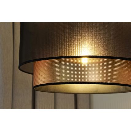 Duolla - Lustra ar auklu COPPER SHINY 1xE27/15W/230V d. 45 cm brūna/varš