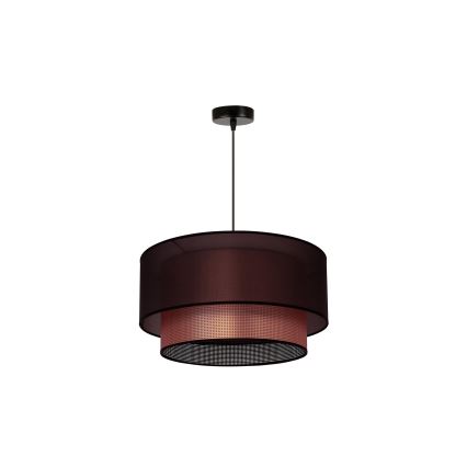 Duolla - Lustra ar auklu COPPER SHINY 1xE27/15W/230V d. 45 cm brūna/varš