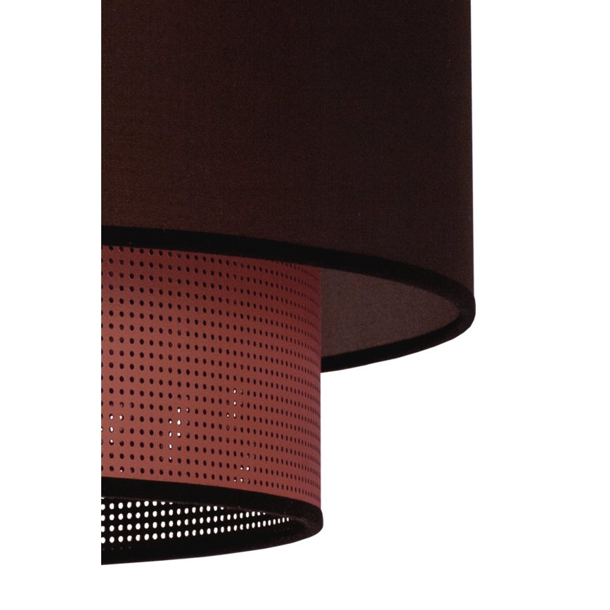 Duolla - Lustra ar auklu COPPER SHINY 1xE27/15W/230V d. 45 cm brūna/varš