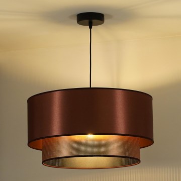 Duolla - Lustra ar auklu COPPER SHINY 1xE27/15W/230V d. 45 cm varš