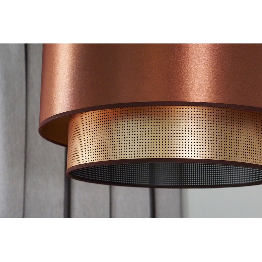 Duolla - Lustra ar auklu COPPER SHINY 1xE27/15W/230V d. 45 cm varš