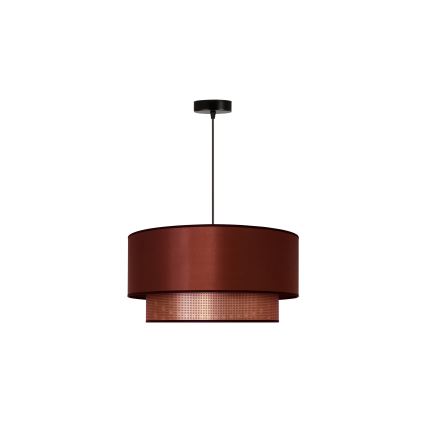 Duolla - Lustra ar auklu COPPER SHINY 1xE27/15W/230V d. 45 cm varš
