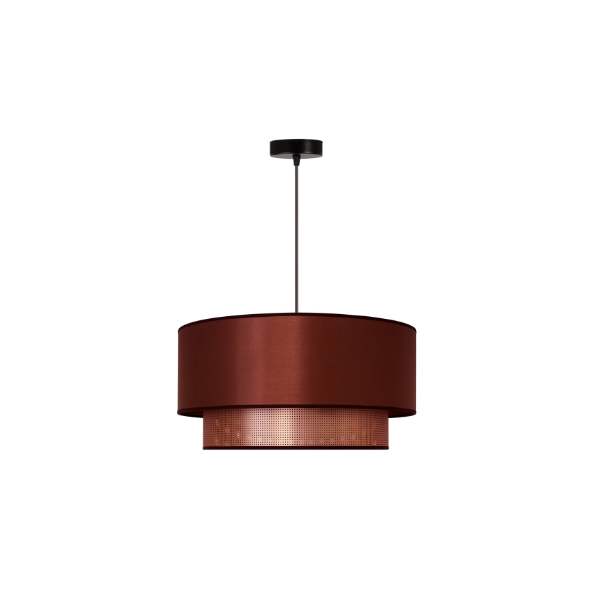 Duolla - Lustra ar auklu COPPER SHINY 1xE27/15W/230V d. 45 cm varš