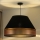 Duolla - Lustra ar auklu COPPER SHINY 1xE27/15W/230V d. 60 cm melna/varš