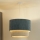 Duolla - Lustra ar auklu CORDUROY 1xE27/15W/230V d. 40 cm zila/bēša