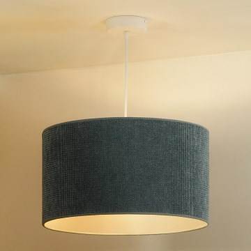 Duolla - Lustra ar auklu CORDUROY 1xE27/15W/230V lampa d. 40 cm zila