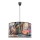 Duolla - Lustra ar auklu CUBA SARKANa 1xE27/15W/230V d. 35 cm