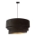 Duolla - Lustra ar auklu DEVON 1xE27/40W/230V d. 45 cm melna/zelta