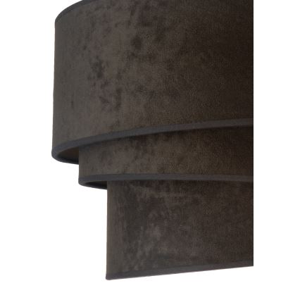 Duolla - Lustra ar auklu DEVON 1xE27/40W/230V d. 45 cm melna/zelta