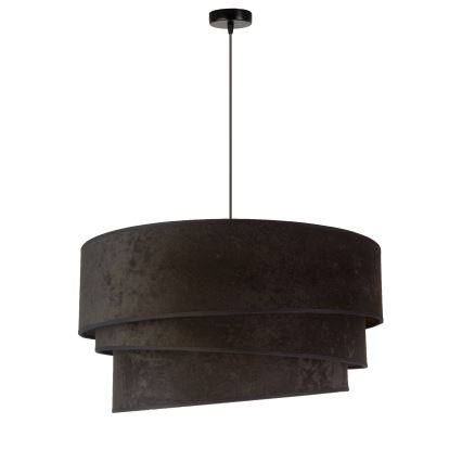 Duolla - Lustra ar auklu DEVON 1xE27/40W/230V d. 45 cm melna/zelta