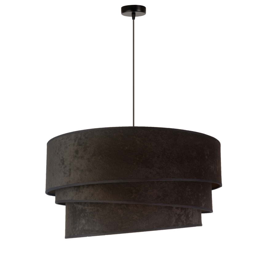 Duolla - Lustra ar auklu DEVON 1xE27/40W/230V d. 45 cm melna/zelta
