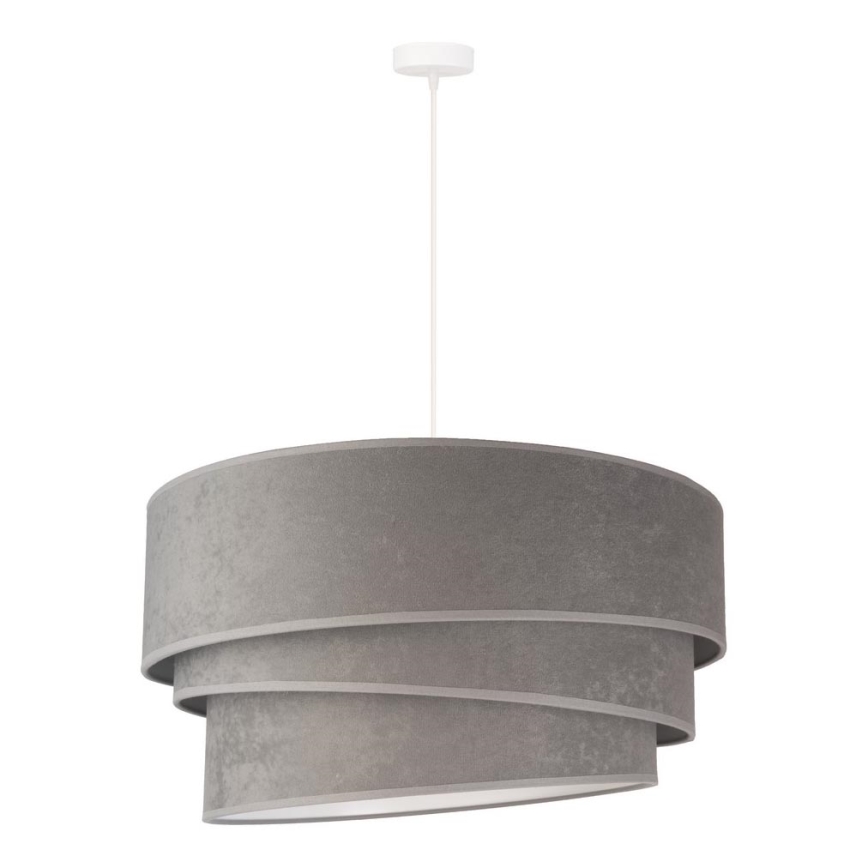 Duolla - Lustra ar auklu DEVON 1xE27/40W/230V d. 45 cm pelēka