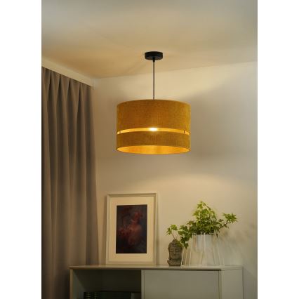 Duolla - Lustra ar auklu DOUBLE 1xE27/15W/230V d. 40 cm oranža