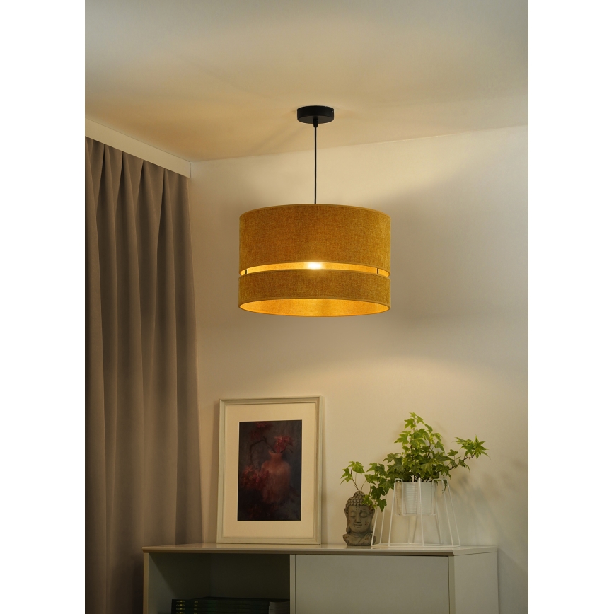 Duolla - Lustra ar auklu DOUBLE 1xE27/15W/230V d. 40 cm oranža