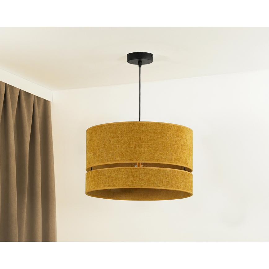 Duolla - Lustra ar auklu DOUBLE 1xE27/15W/230V d. 40 cm oranža