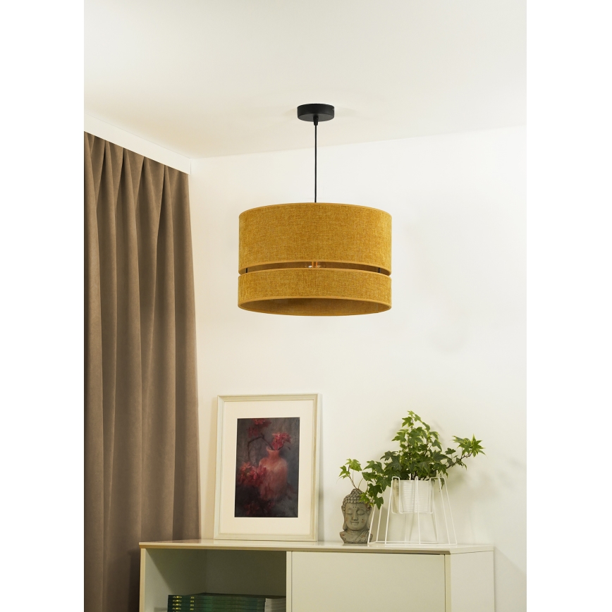 Duolla - Lustra ar auklu DOUBLE 1xE27/15W/230V d. 40 cm oranža