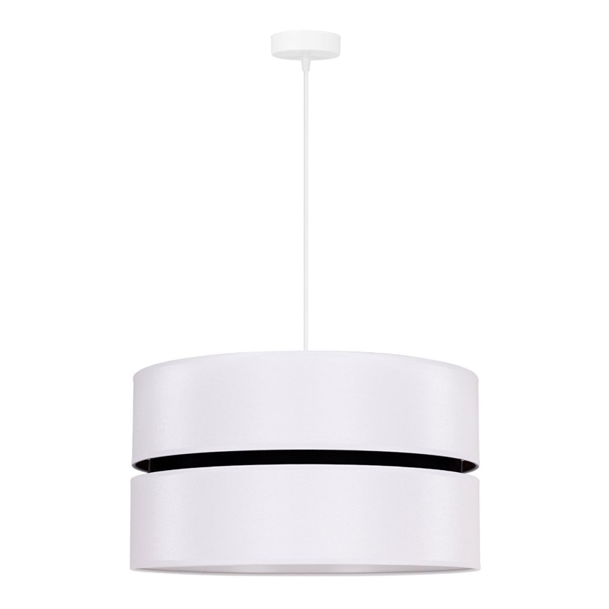 Duolla - Lustra ar auklu DUO 1xE27/15W/230V d. 40 cm balta/melna