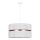 Duolla - Lustra ar auklu DUO 1xE27/15W/230V d. 40 cm balta/zelta