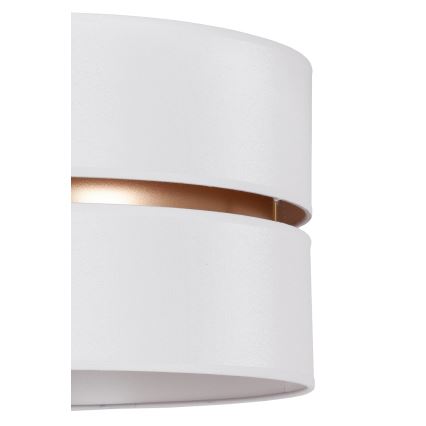 Duolla - Lustra ar auklu DUO 1xE27/15W/230V d. 40 cm balta/zelta