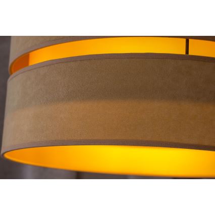 Duolla - Lustra ar auklu DUO 1xE27/15W/230V d. 40 cm bēša