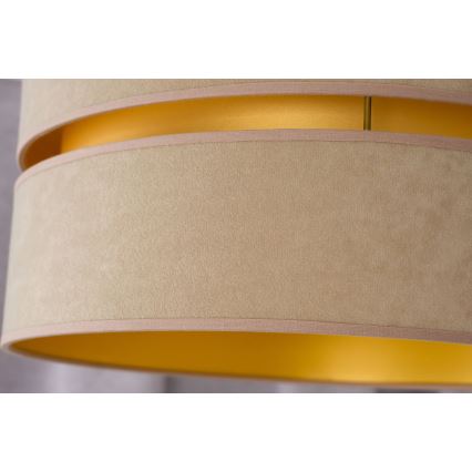 Duolla - Lustra ar auklu DUO 1xE27/15W/230V d. 40 cm bēša