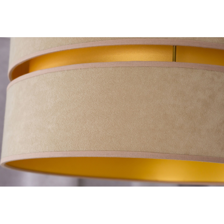 Duolla - Lustra ar auklu DUO 1xE27/15W/230V d. 40 cm bēša