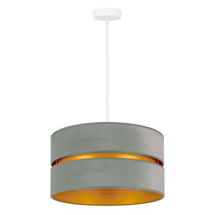 Duolla - Lustra ar auklu DUO 1xE27/15W/230V d. 40 cm gaiši zaļa/zelta