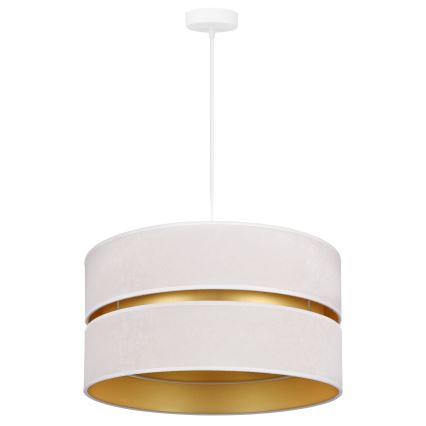 Duolla - Lustra ar auklu DUO 1xE27/15W/230V d. 40 cm krēmkrāsa/zelta