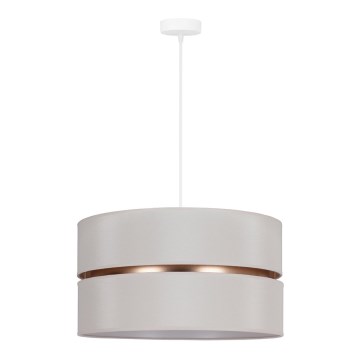 Duolla - Lustra ar auklu DUO 1xE27/15W/230V d. 40 cm krēmkrāsa/zelta
