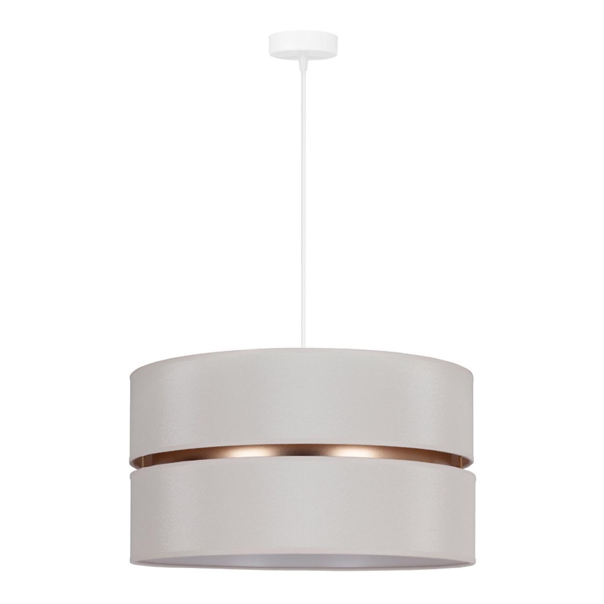 Duolla - Lustra ar auklu DUO 1xE27/15W/230V d. 40 cm krēmkrāsa/zelta