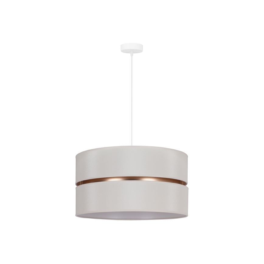 Duolla - Lustra ar auklu DUO 1xE27/15W/230V d. 40 cm krēmkrāsa/zelta