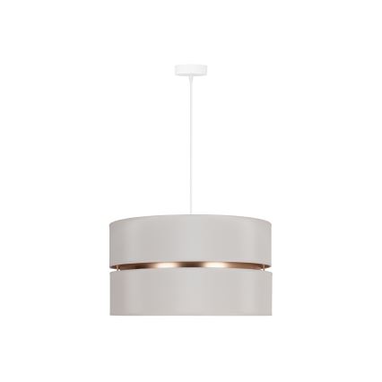 Duolla - Lustra ar auklu DUO 1xE27/15W/230V d. 40 cm krēmkrāsa/zelta