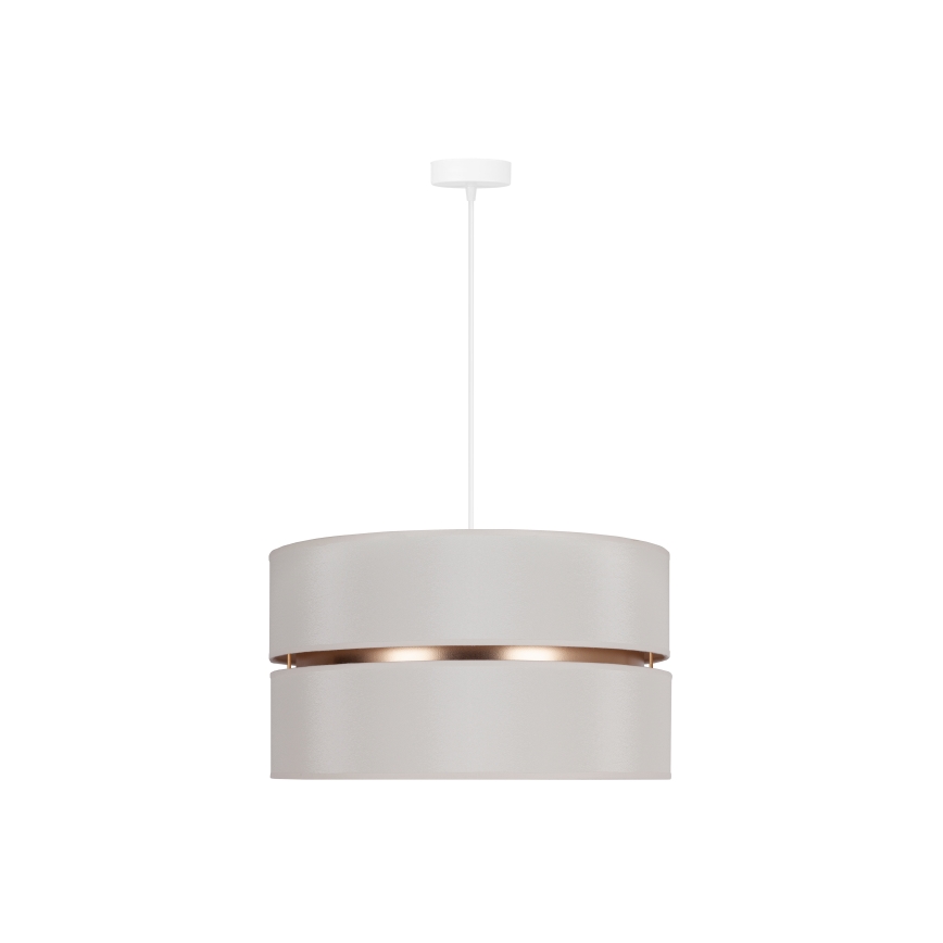 Duolla - Lustra ar auklu DUO 1xE27/15W/230V d. 40 cm krēmkrāsa/zelta