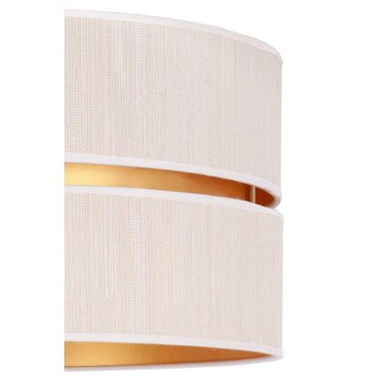 Duolla - Lustra ar auklu DUO 1xE27/15W/230V d. 40 cm krēmkrāsa/zelta