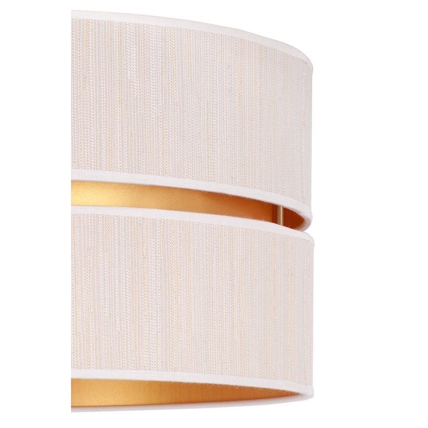 Duolla - Lustra ar auklu DUO 1xE27/15W/230V d. 40 cm krēmkrāsa/zelta