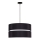 Duolla - Lustra ar auklu DUO 1xE27/15W/230V d. 40 cm melna/balta