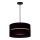 Duolla - Lustra ar auklu DUO 1xE27/15W/230V d. 40 cm melna/rotanga