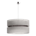 Duolla - Lustra ar auklu DUO 1xE27/15W/230V d. 40 cm pelēka