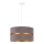 Duolla - Lustra ar auklu DUO 1xE27/15W/230V d. 40 cm pelēka
